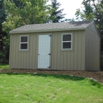 Front View 12x16 Gable